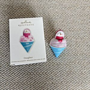 DAUGHTER Snow Cone Hallmark Keepsake Ornament  2012